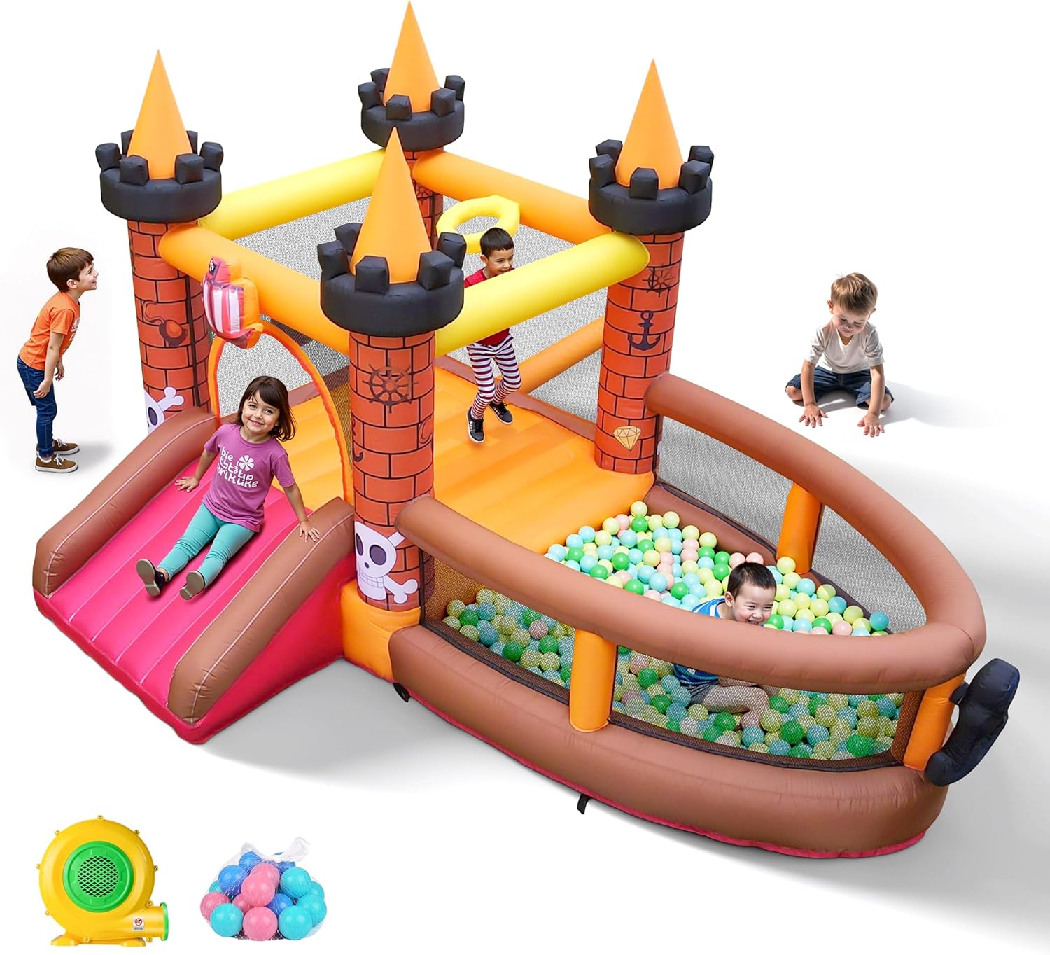 Kids Outdoor House - Casa Inflable para Niños de 3