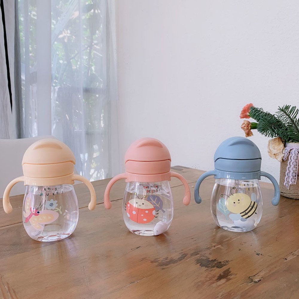 Outdoor Kid Friendly - Botella de agua portátil con pajita