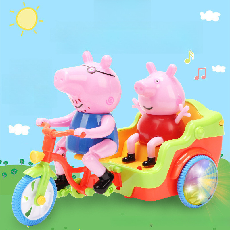 Ride On Toy Car - Cerdito rosa con pilas para niños,