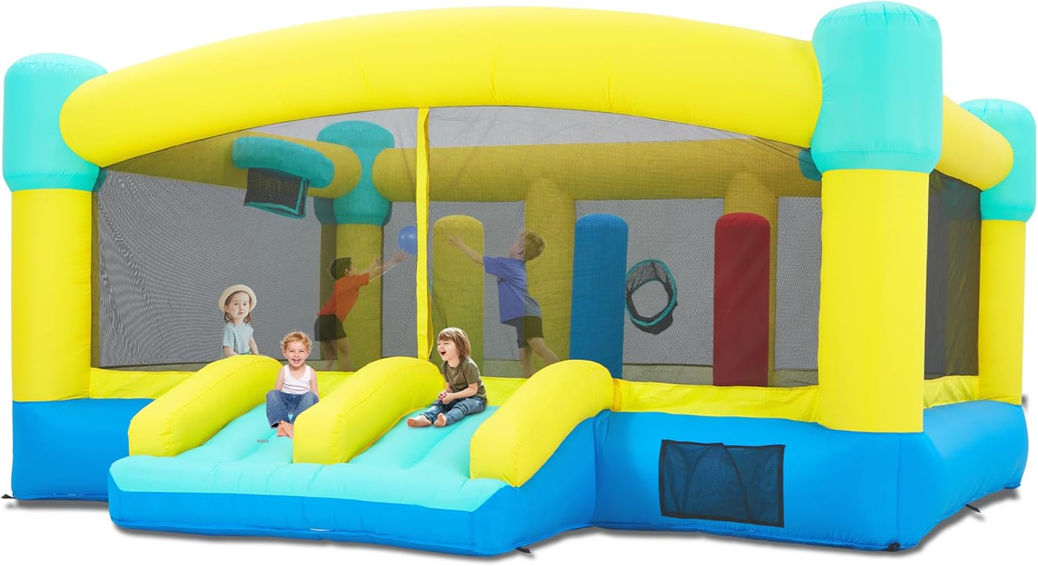Kids Outdoor House - Gran Castillo Inflable, 15 x 14.8