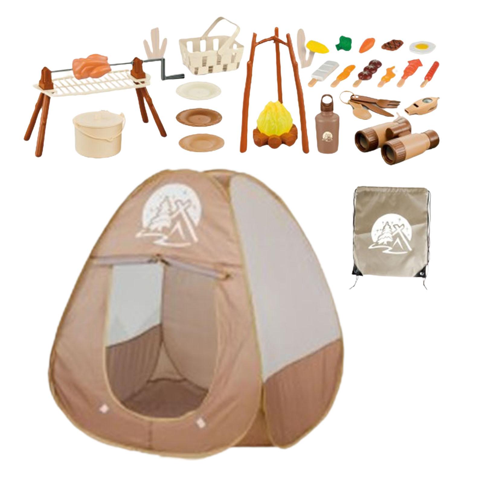 Kids Outdoor Bbq - Juego de 34 Piezas para Acampar