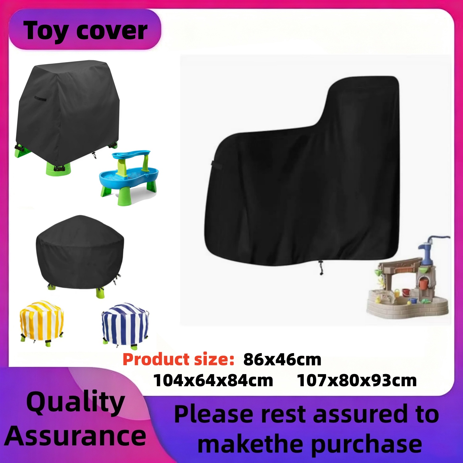 Kids Outdoor Water Table - Cubierta para mesa de agua para