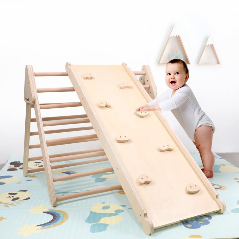 Kids Outdoor Jungle Gym - Parque Infantil de Madera Gigante para