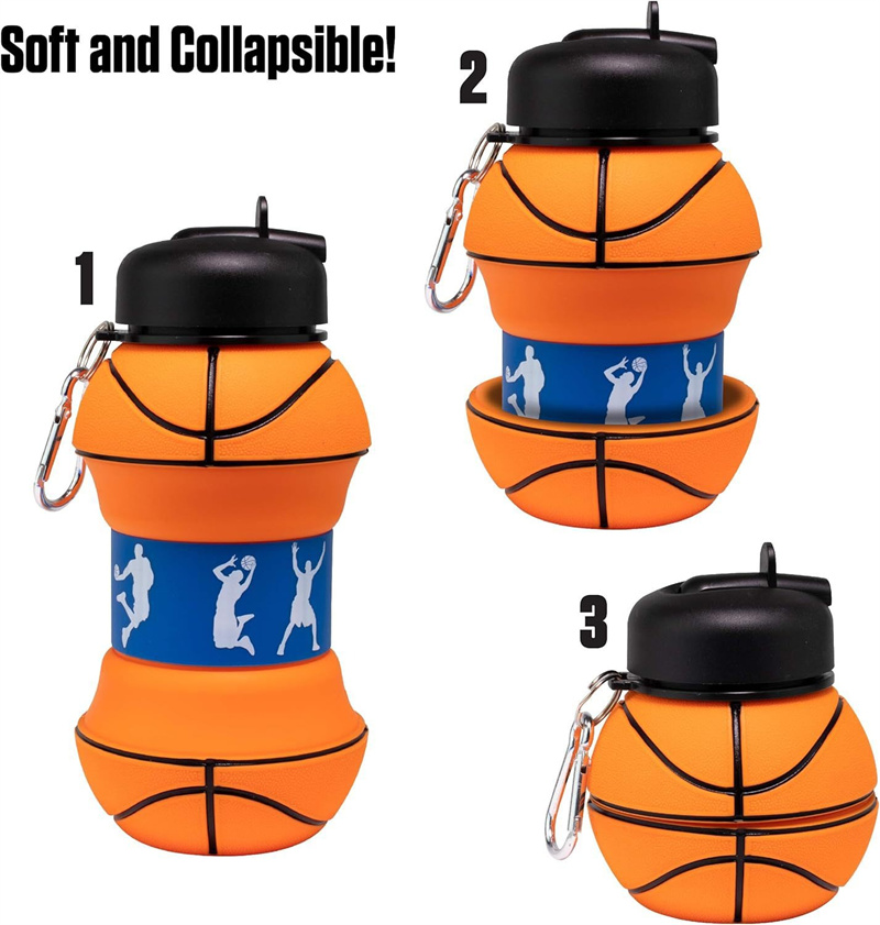 Outdoor Kid Friendly - Botella de agua plegable, tazas para