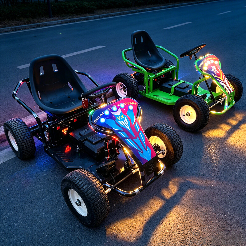 Kids Outdoor Ride On - Go Kart Eléctrico para Niños, Coche