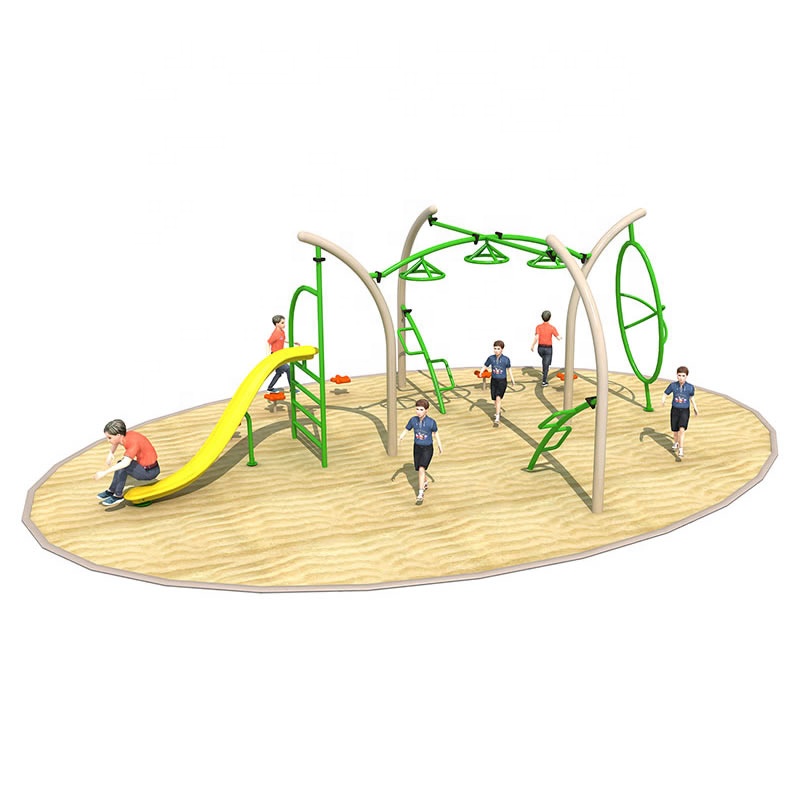 Kids Outdoor Jungle Gym - Barras de metal para niños, equipo