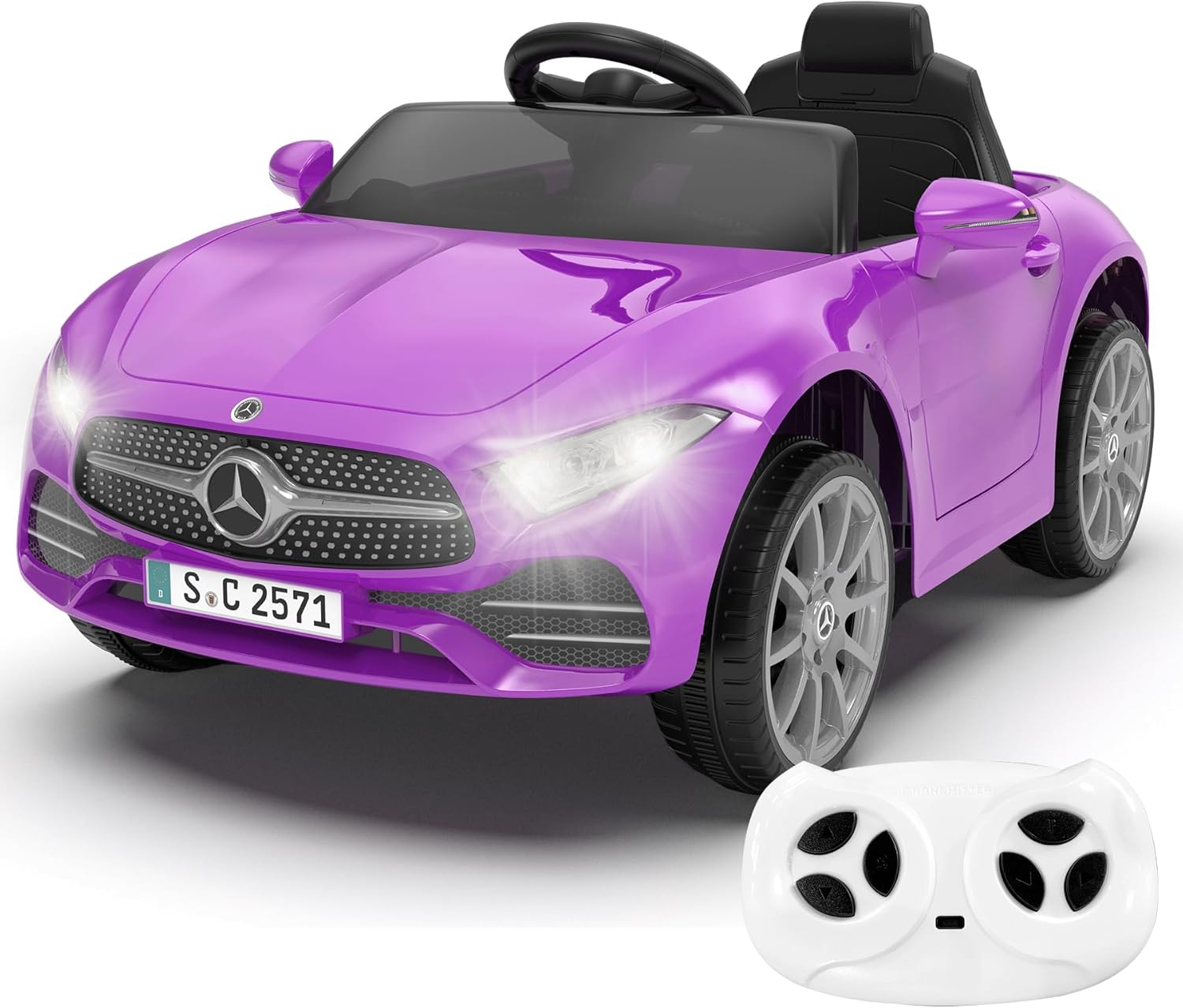 Ride On Toy Car - Auto Eléctrico de 12V para Niños