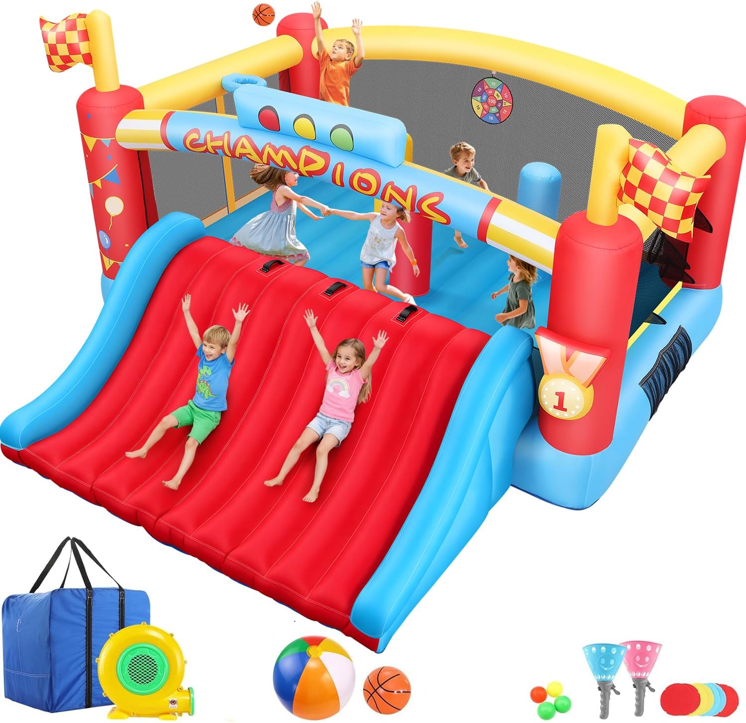 Kids Outdoor House - Gran Casa de Brinco Inflable para