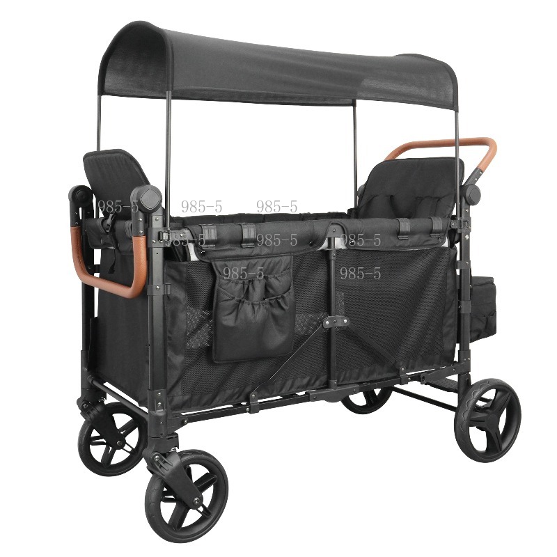 Kids Outdoor Wagon - Carrito de Camping Plegable de 4