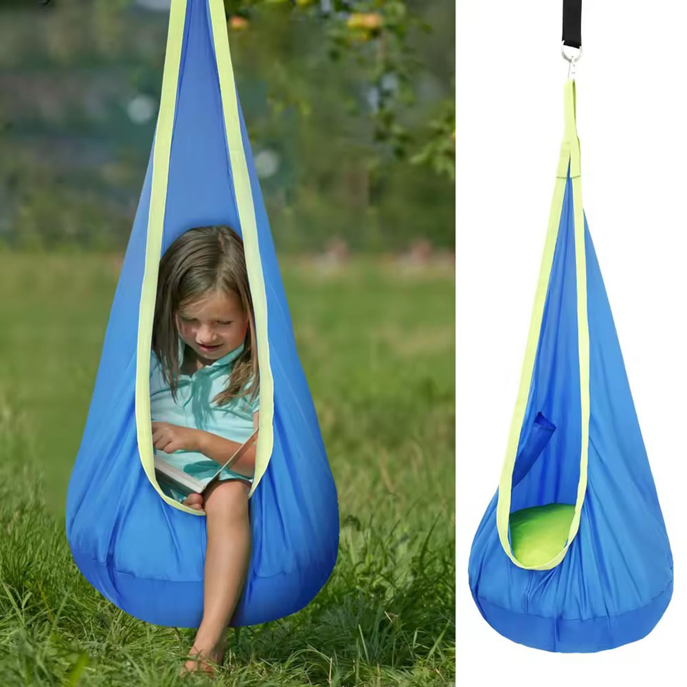 Columpio Tipo Nido para Niños, - Kids Outdoor Swing And Slide reseña y precio