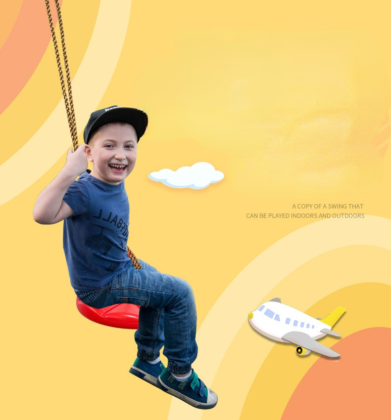 Columpio de disco para niños,  - Kids Outdoor Swing And Slide reseña y precio
