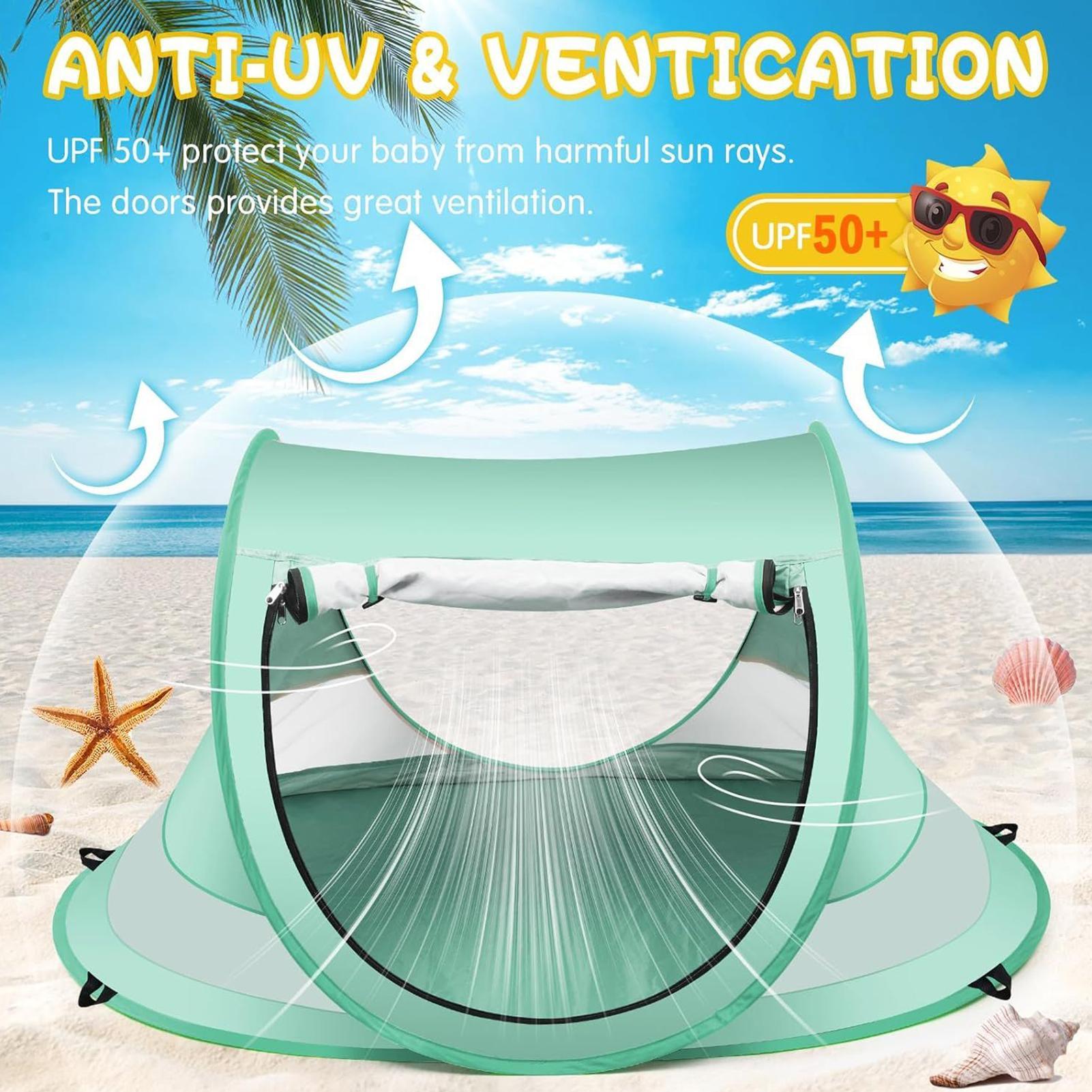 Tienda de playa para niños peq - Kids Outdoor Daybed reseña y precio