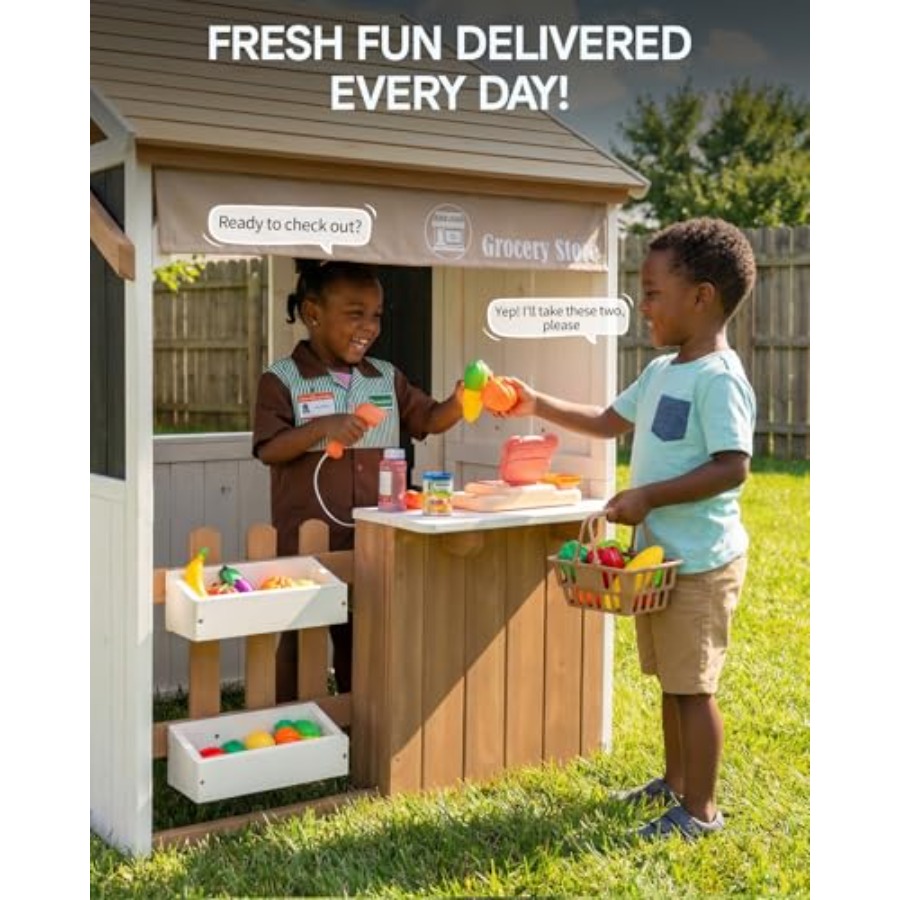 Casita de juegos para niños de - Kids Outdoor Bbq reseña y precio