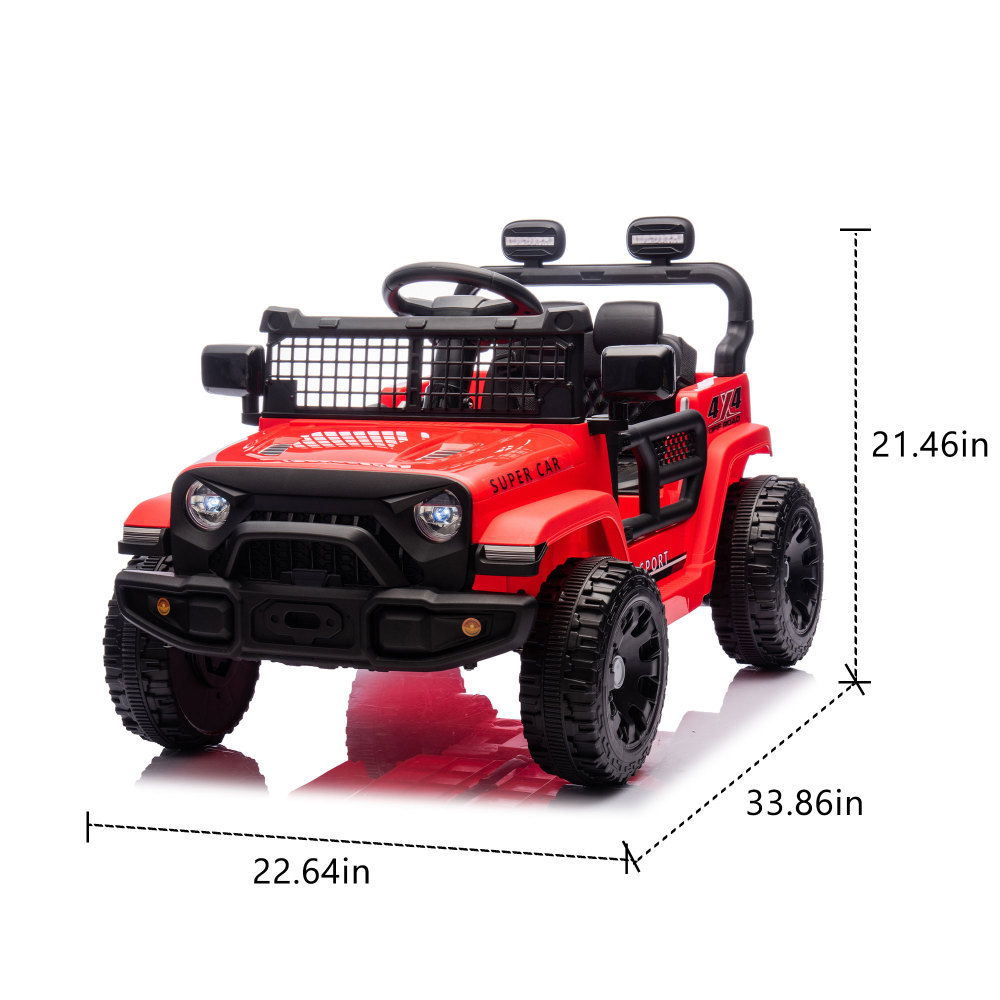 Coche eléctrico para niños de  - Ride On Toy Car reseña y precio