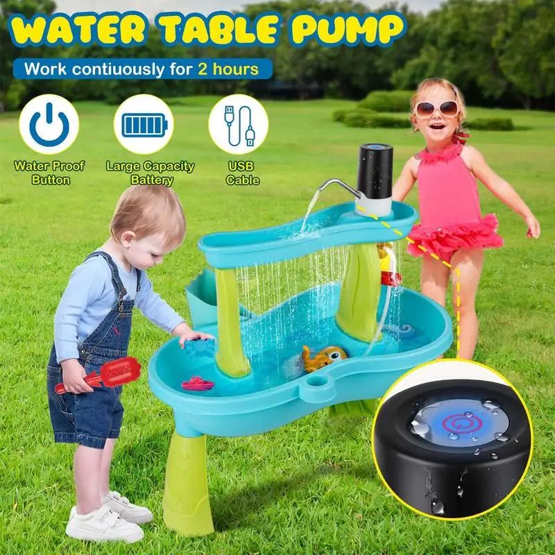 Bomba de Agua para Niños, Dive - Kids Outdoor Water Table reseña y precio