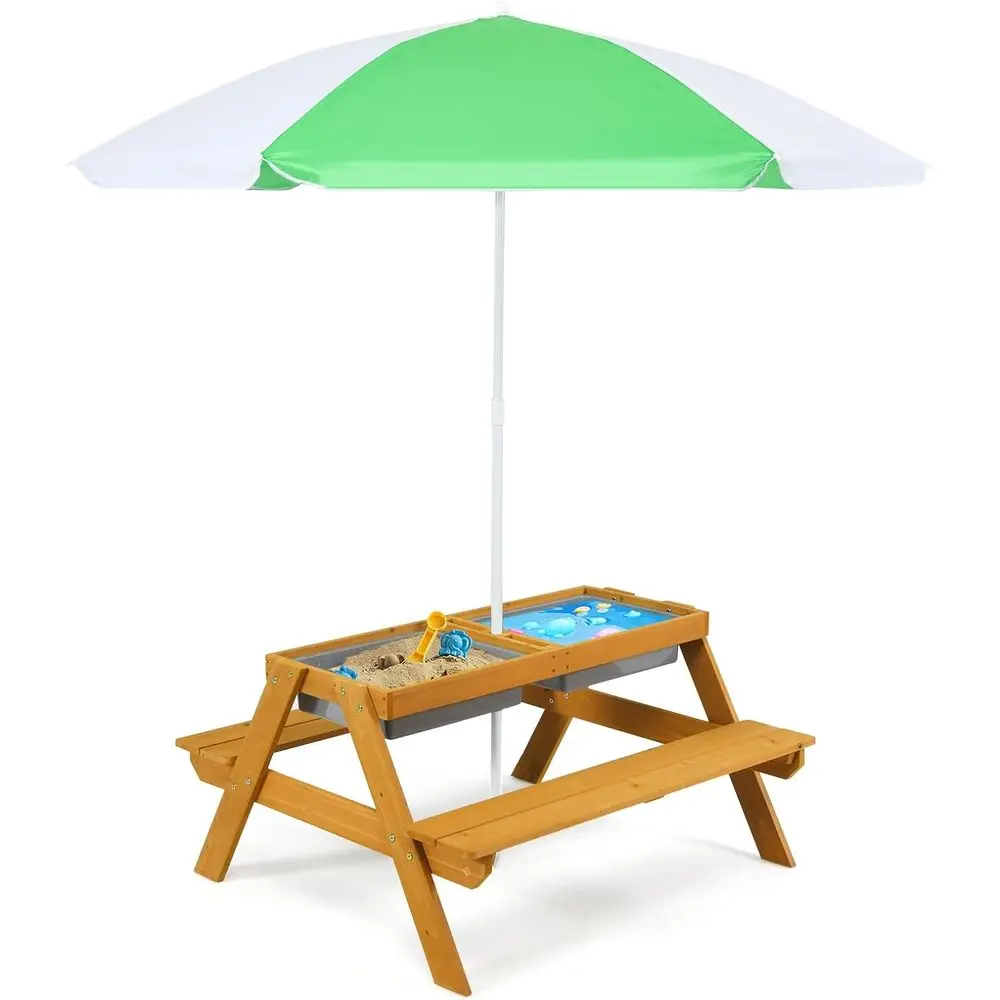 Mesa de Picnic Infantil 3 en 1 - Kids Outdoor Water Table reseña y precio