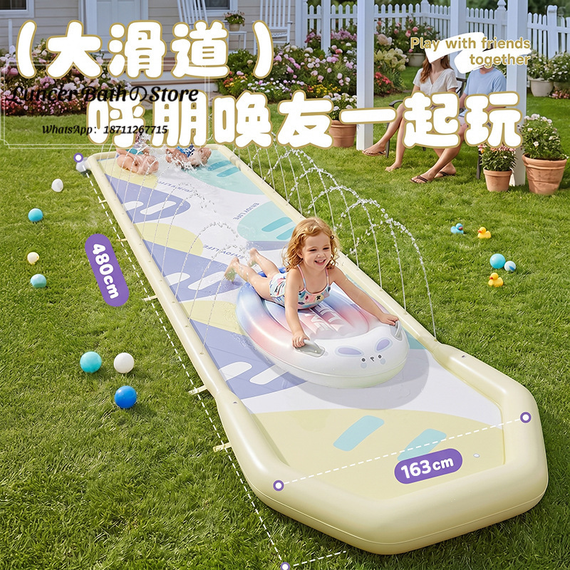 Tobogán acuático de PVC transf - Outdoor Children'S Park reseña y precio