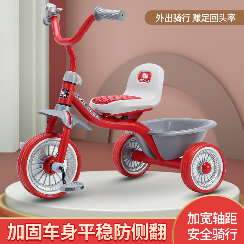 Triciclo Simple para Niños de  - Ride On Toy Car reseña y precio