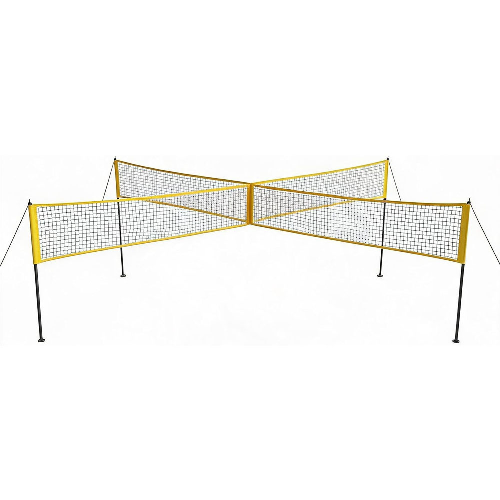 Juego de red de voleibol de 4  - Kids Outdoor Volleyball Net reseña y precio