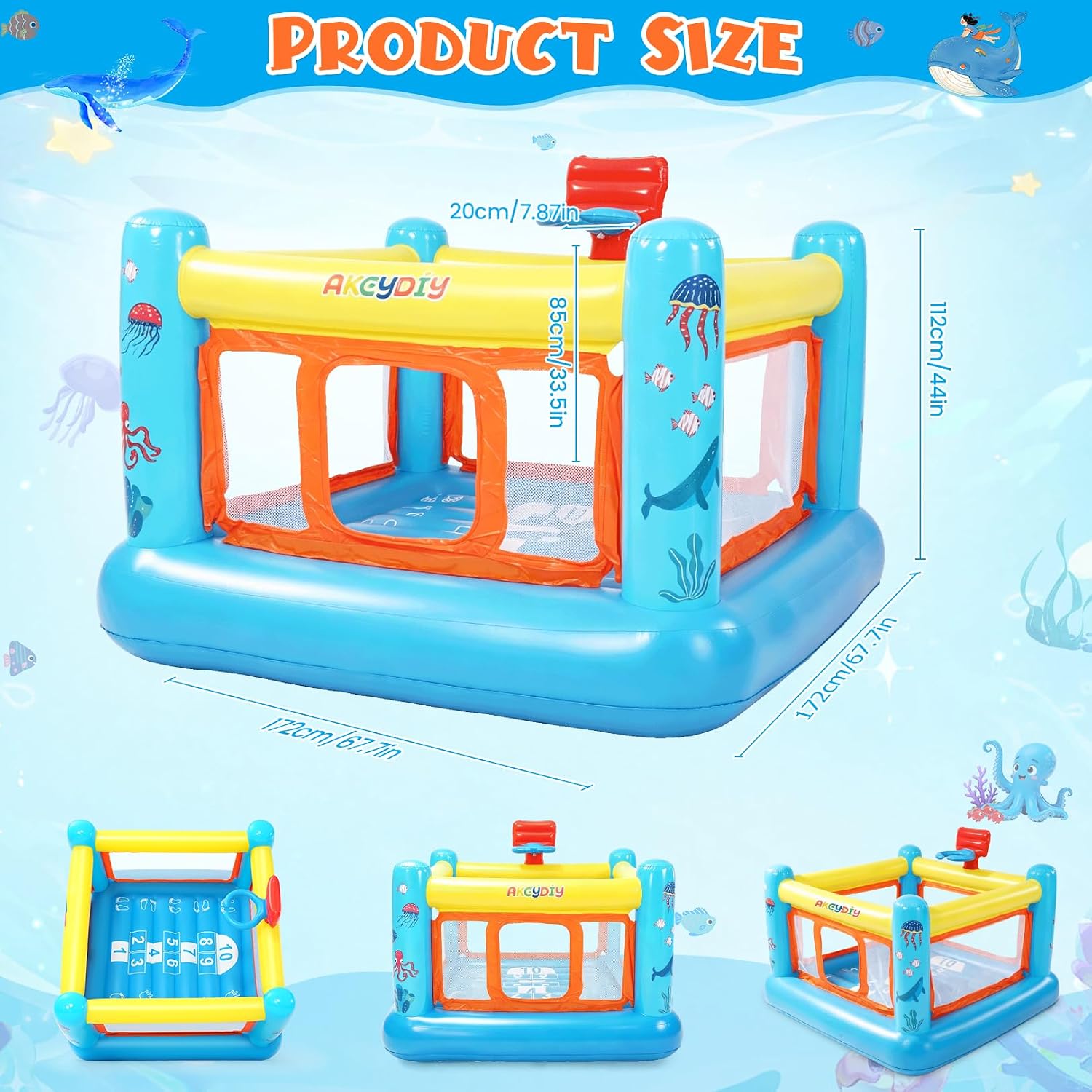 Casa de Brinco Inflable de PVC - Kids Outdoor House reseña y precio
