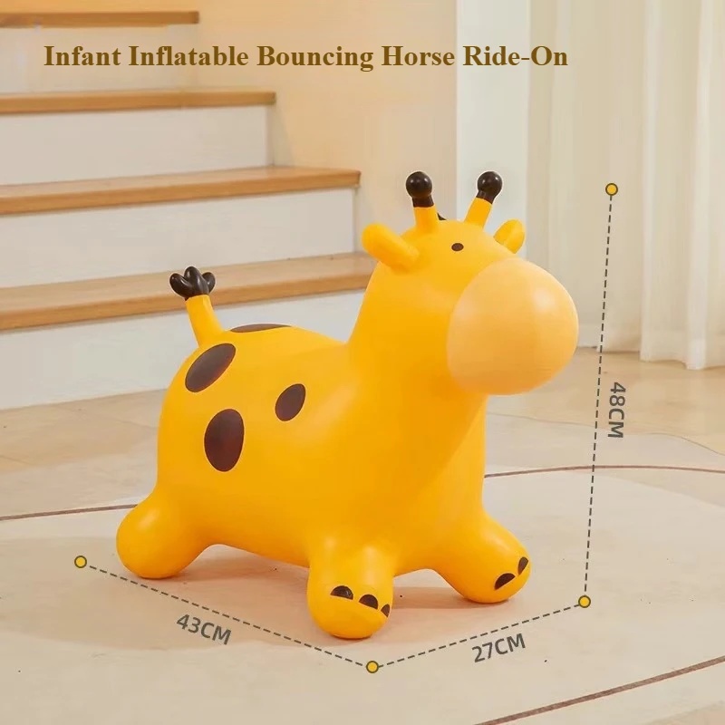 Caballo inflable de PVC engros - Kids Outdoor Ride On reseña y precio