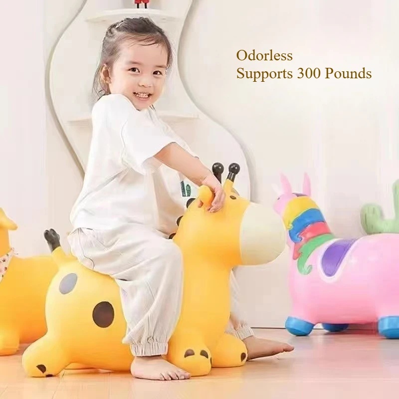 Caballo inflable de PVC engros - Kids Outdoor Ride On reseña y precio