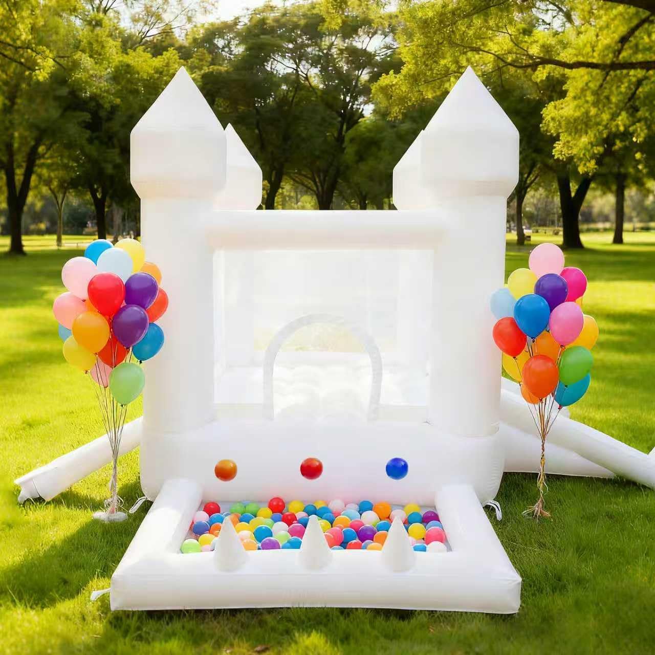 Castillo Inflable Blanco, Cast - Kids Outdoor House reseña y precio