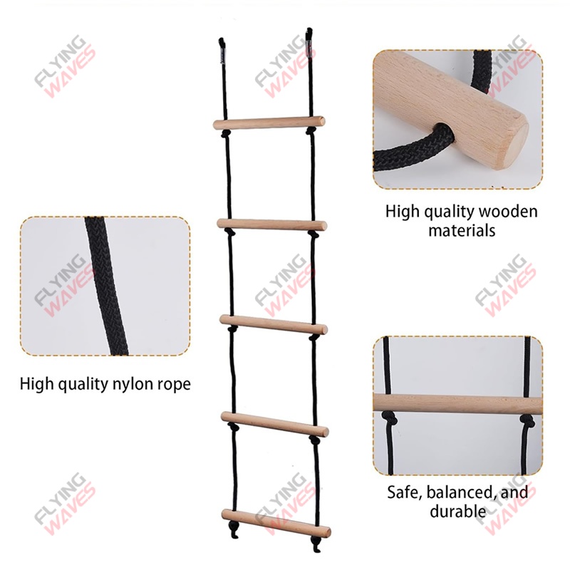 Escalera de cuerda de escalada - Kids Outdoor Swing And Slide reseña y precio