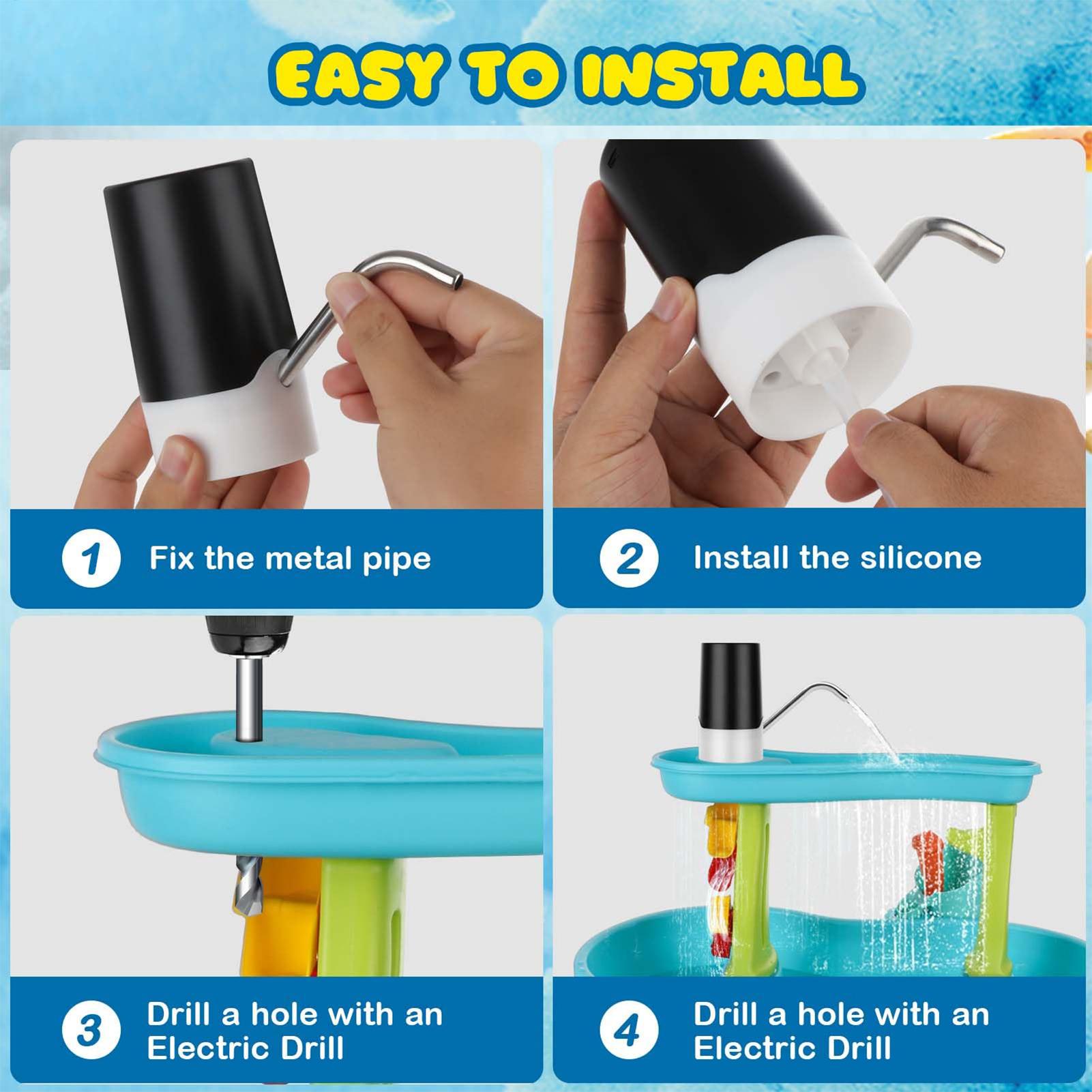 Bomba de Agua Inalámbrica Reca - Kids Outdoor Water Table reseña y precio