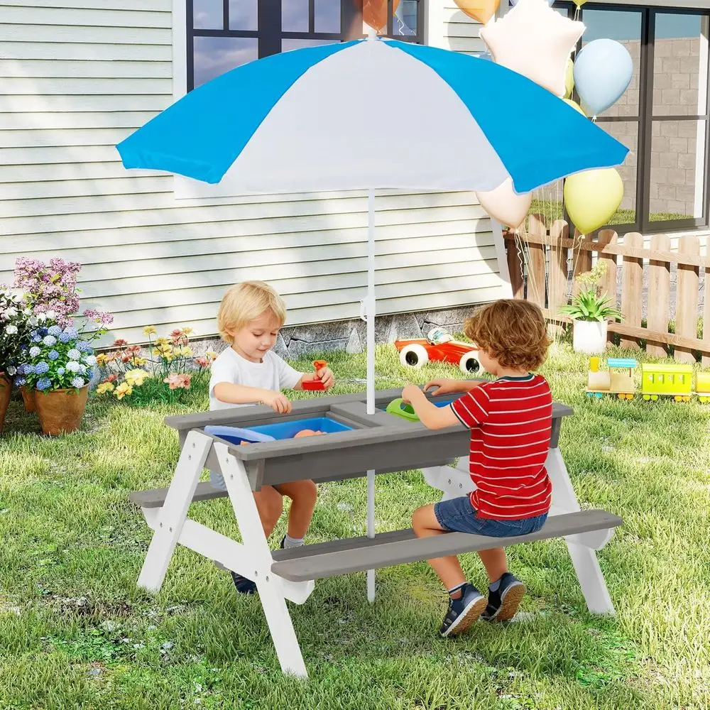 Mesa de Picnic Convertible 3 e - Kids Outdoor Water Table reseña y precio