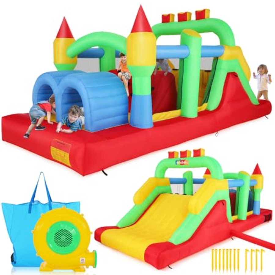 Casa de brinco inflable para e - Kids Outdoor House reseña y precio