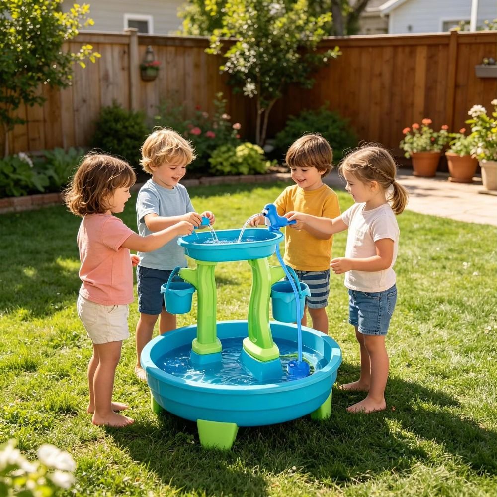 Bomba de Agua Portátil sin Tal - Kids Outdoor Water Table reseña y precio