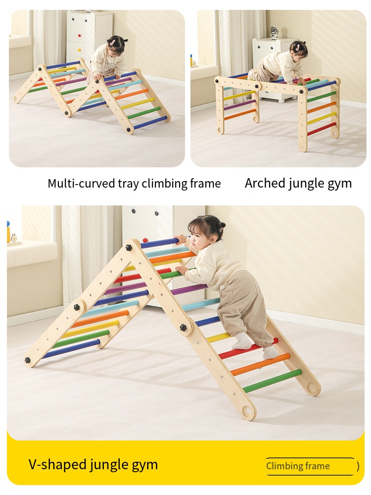 Juego de 3 Estructuras de Esca - Kids Outdoor Jungle Gym reseña y precio