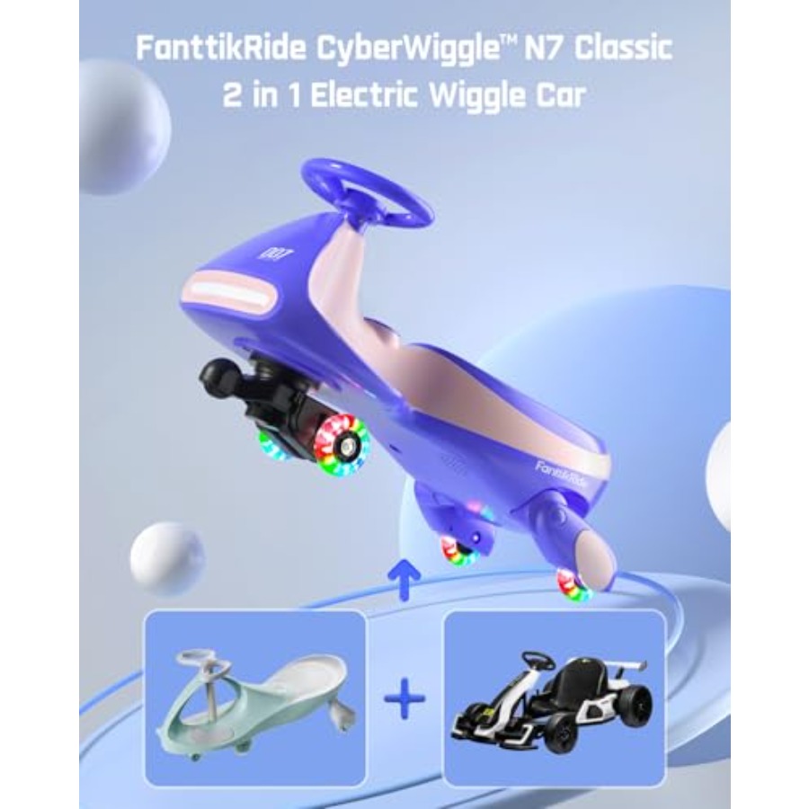Coche Eléctrico Clásico N7 con - Ride On Toy Car reseña y precio