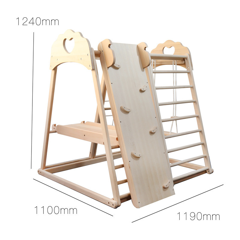 Parque Infantil de Madera Giga - Kids Outdoor Jungle Gym reseña y precio
