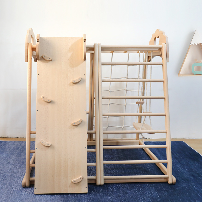 Parque Infantil de Madera Giga - Kids Outdoor Jungle Gym reseña y precio