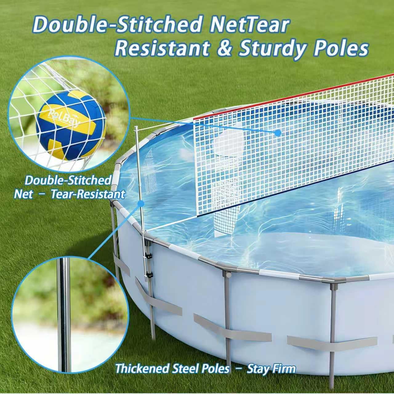 Juego de Red de Voleibol Ajust - Kids Outdoor Volleyball Net reseña y precio
