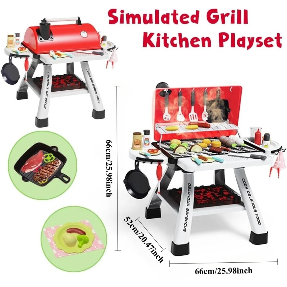 Juego de Juguetes de Barbacoa  - Kids Outdoor Bbq reseña y precio