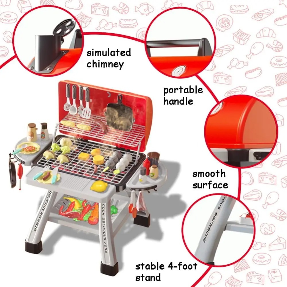 Juego de Juguetes de Barbacoa  - Kids Outdoor Bbq reseña y precio
