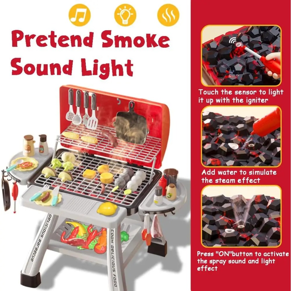 Juego de Juguetes de Barbacoa  - Kids Outdoor Bbq reseña y precio