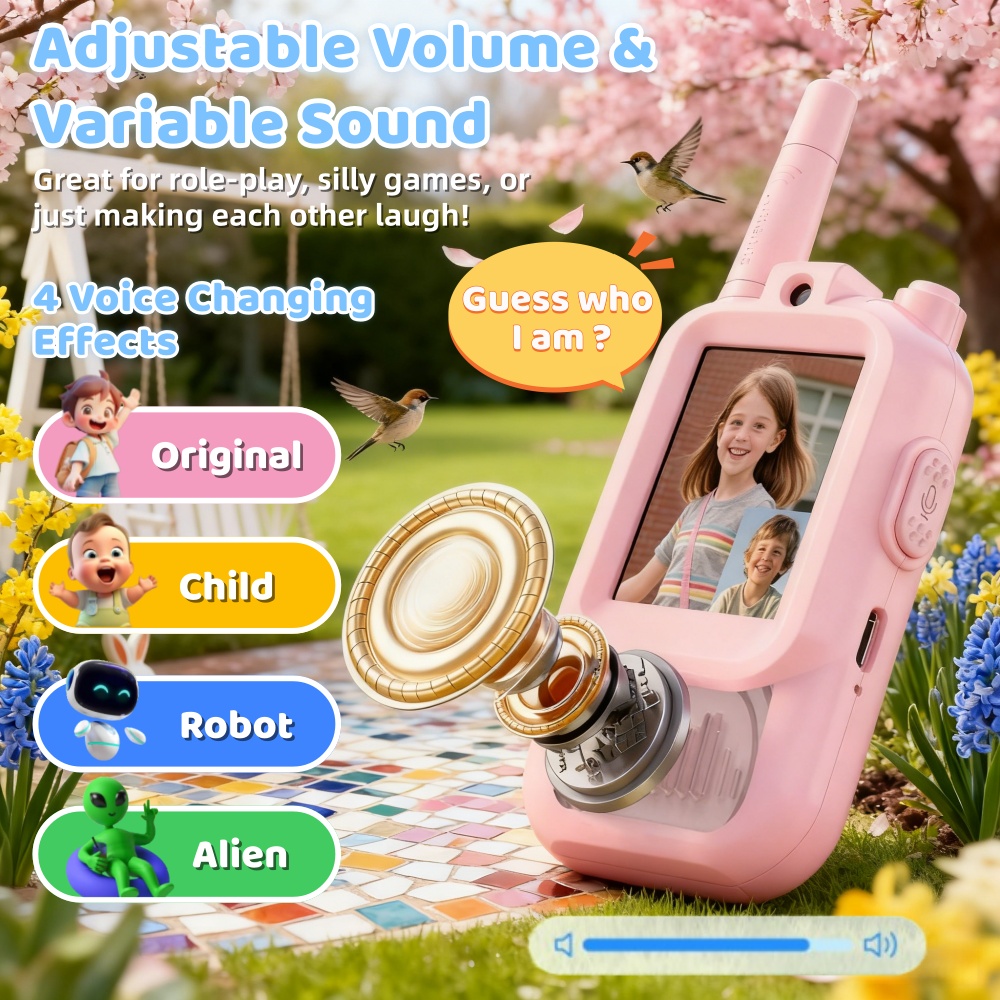 Walkie Talkie con vídeo para n - Kids Outdoor Wagon reseña y precio