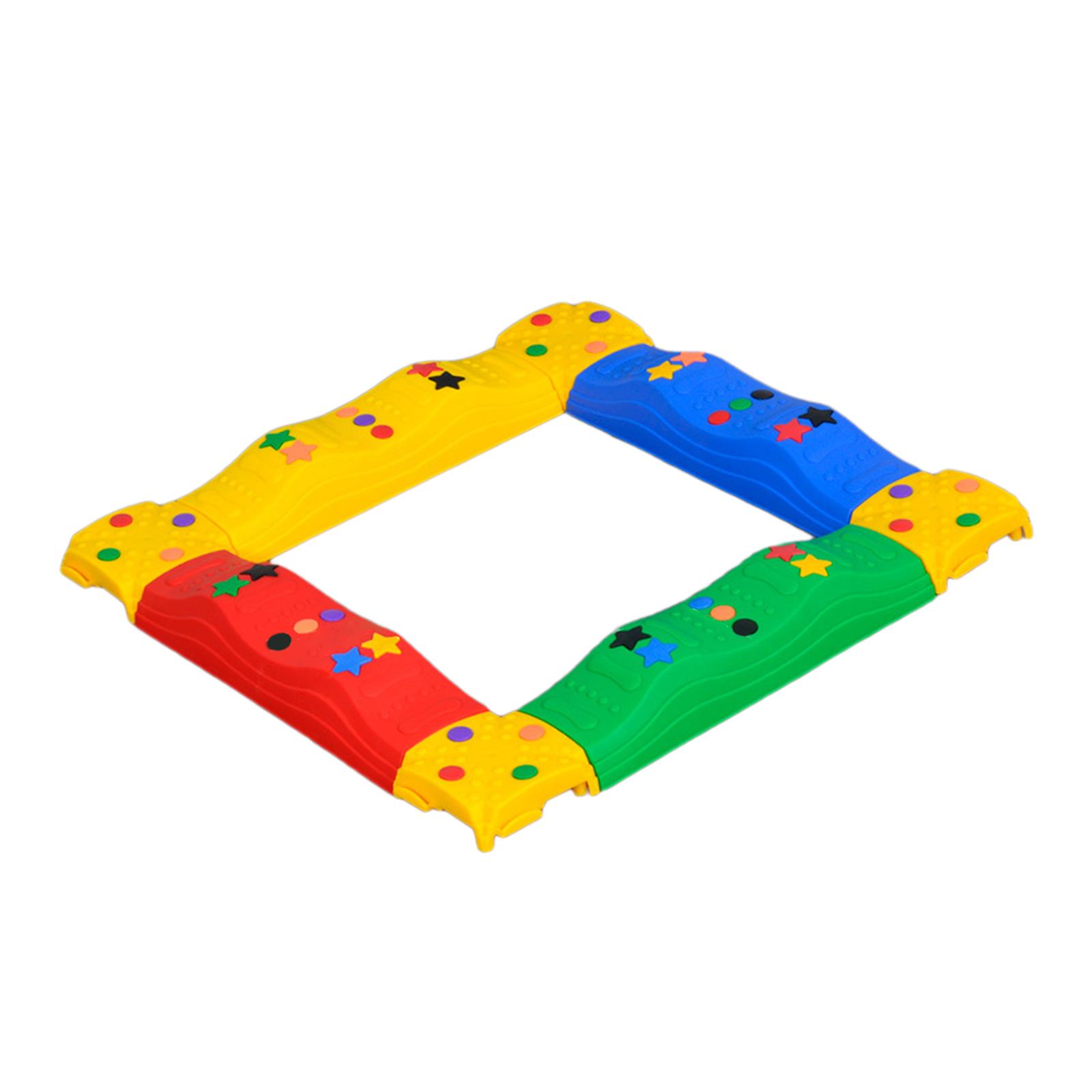 Bloques de Equilibrio Colorido - Kids Outdoor Balance Beam reseña y precio