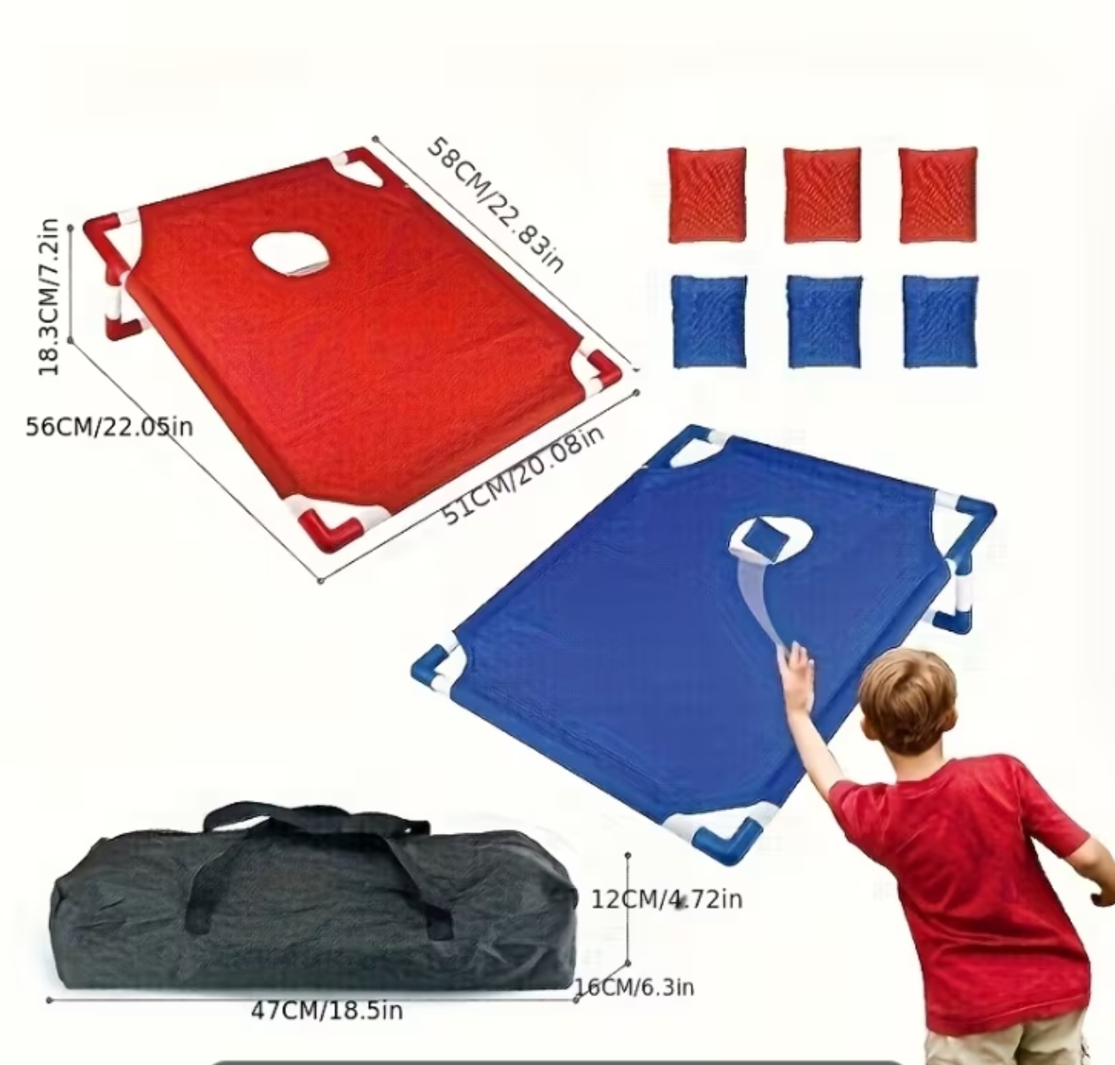 Juego de Corn Hole que Incluye - Kids Outdoor Wagon reseña y precio