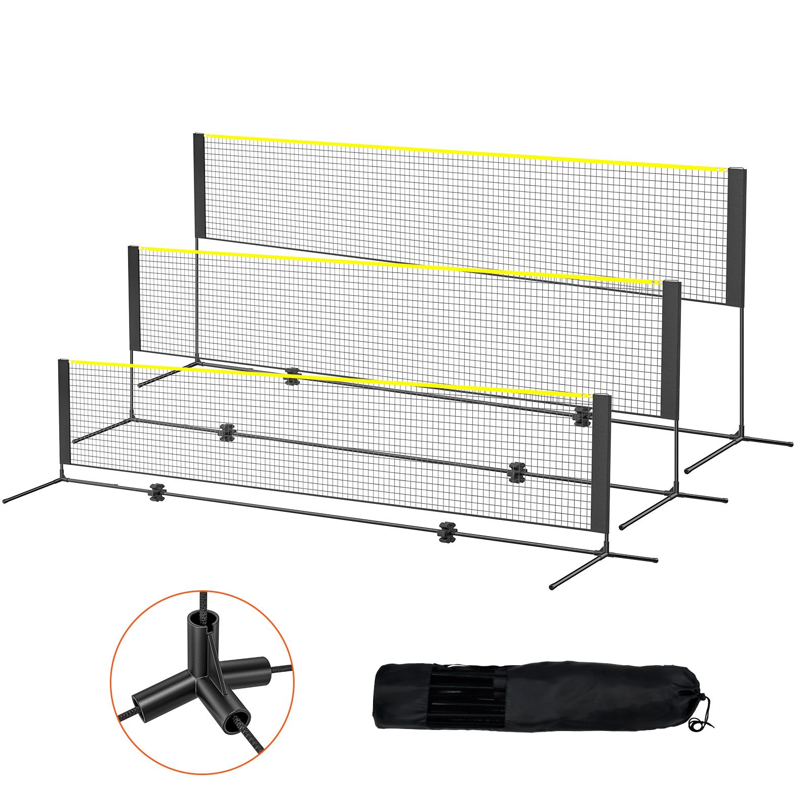 Red de bádminton, red de volei - Kids Outdoor Volleyball Net reseña y precio