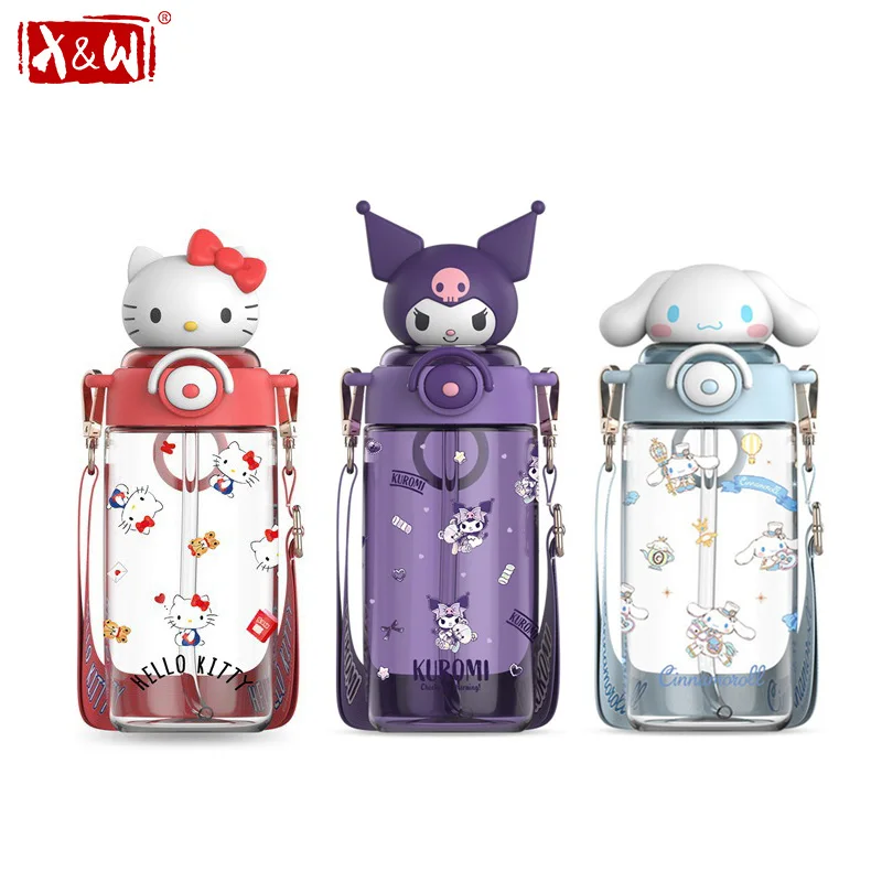 Vaso con pajita X&W Kawaii San - Outdoor Kid Friendly reseña y precio
