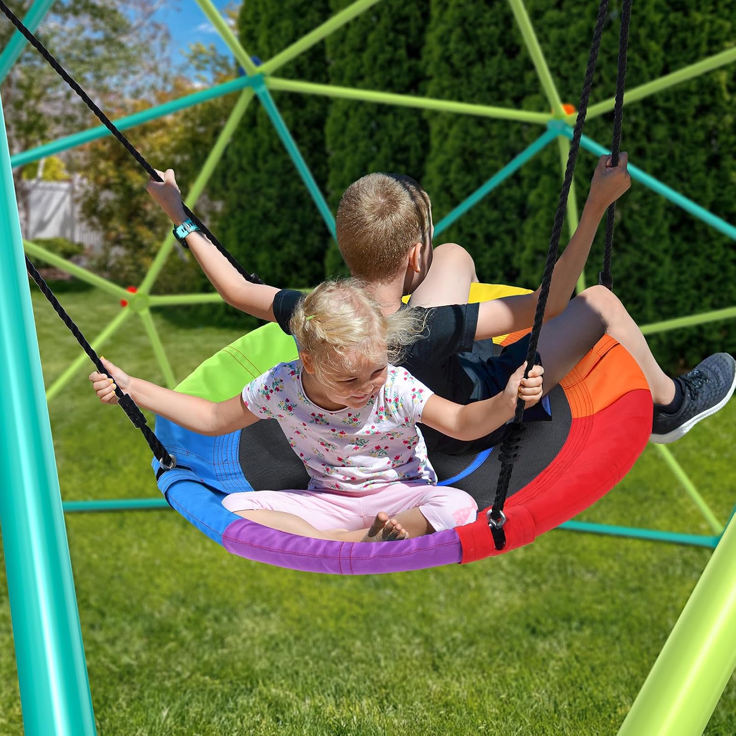 Columpio de Cúpula de Escalada - Kids Outdoor Jungle Gym reseña y precio