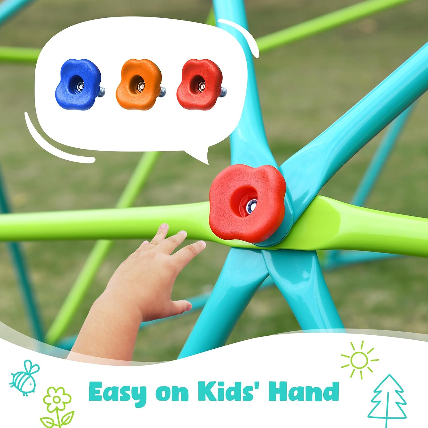 Columpio de Cúpula de Escalada - Kids Outdoor Jungle Gym reseña y precio