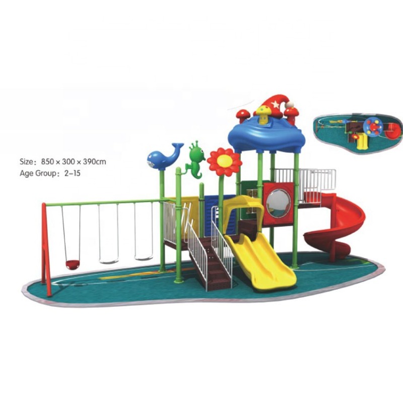 Juego de columpio y tobogán pa - Kids Outdoor Swing And Slide reseña y precio