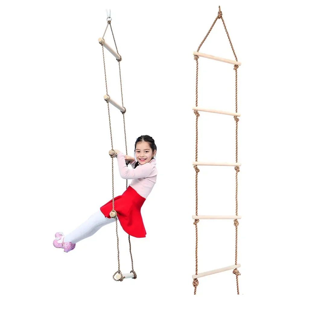 Escalera de Cuerda para Niños, - Kids Outdoor Swing And Slide reseña y precio