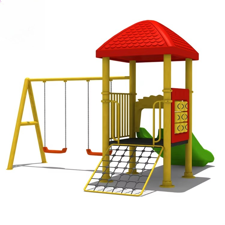 Equipo de Juegos de Acero para - Kids Outdoor Swing And Slide reseña y precio